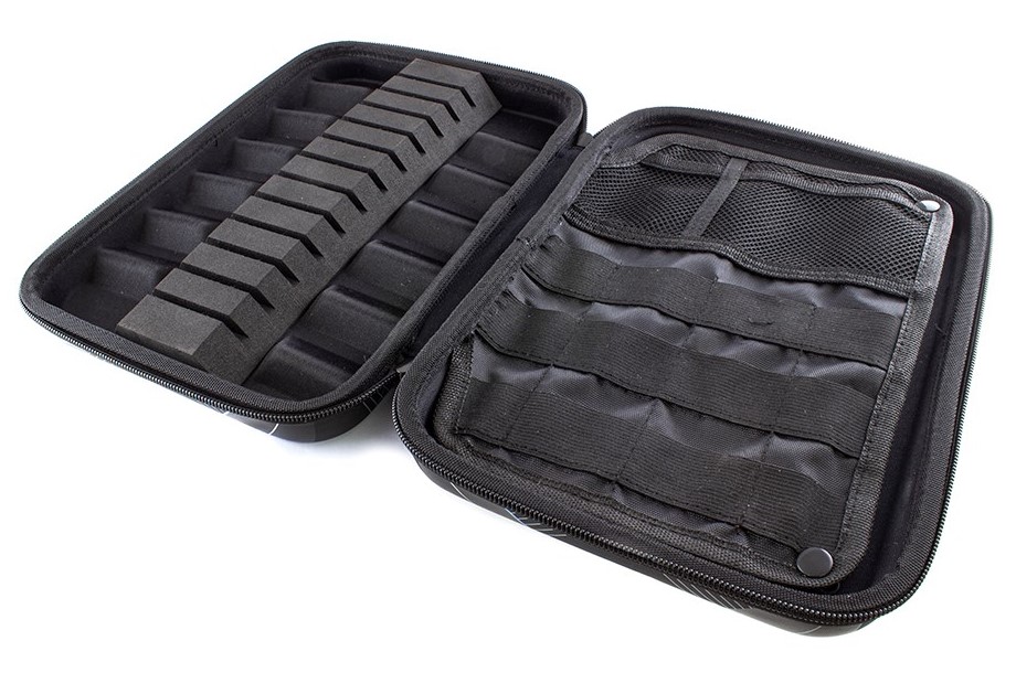 Tex Darts Deluxe Dart Case open