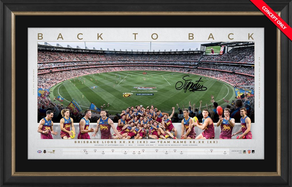 thumbnail image 2 of 2025 AFL Brisbane Lions Premiers Limited Edition Trading Card Set – Factory Sealed (25 Cards) 2 of 2