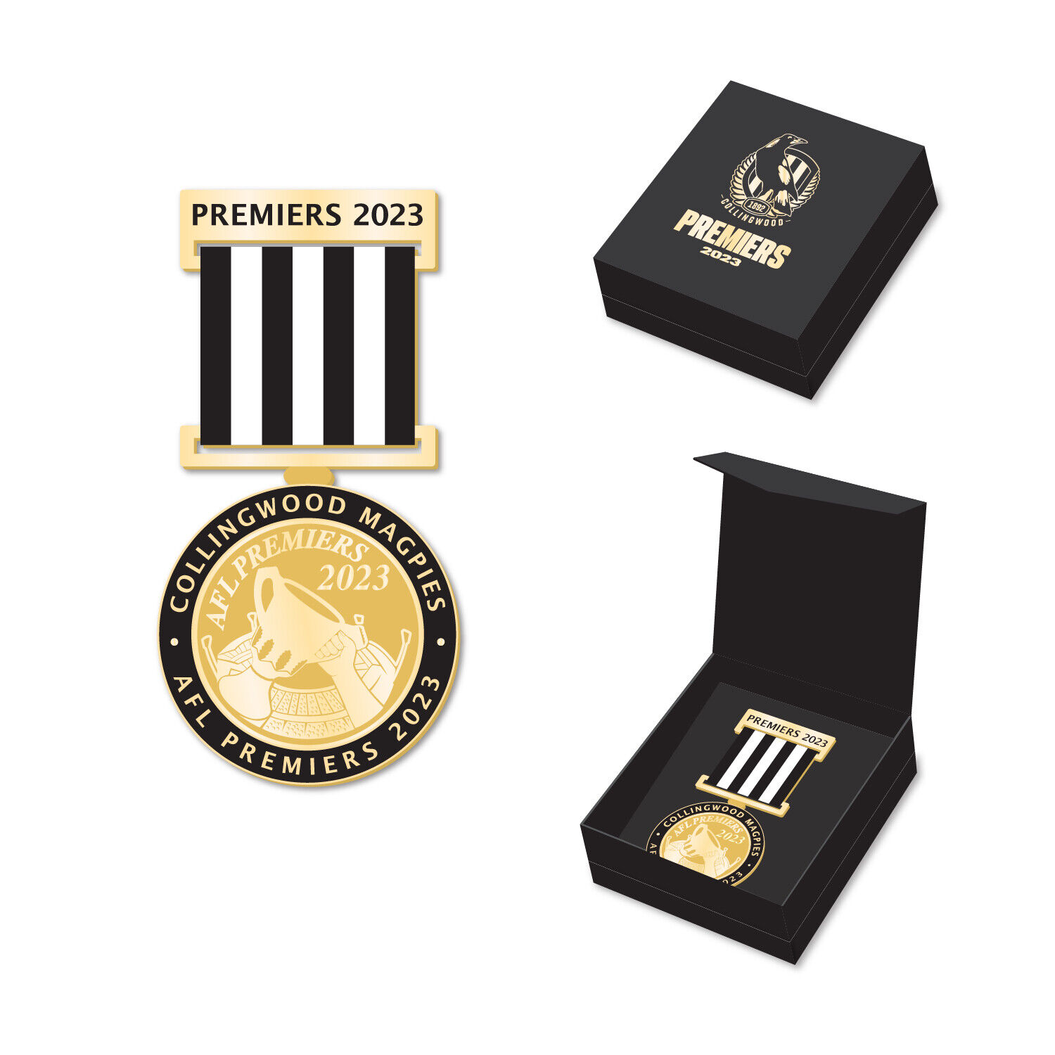 COLLINGWOOD PREMIERS 2023 MEMORABILIA & AFL Merchandise: Collingwood ...